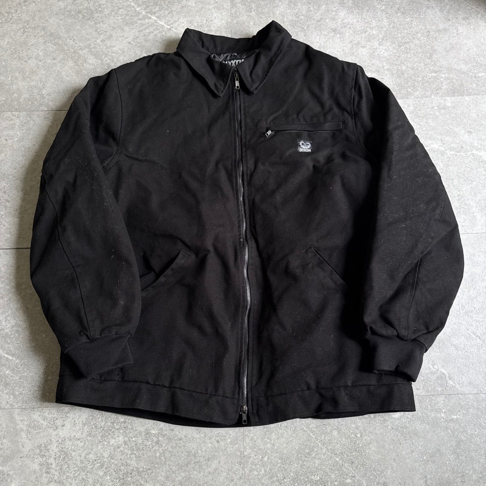 Dixxon Flannel Company Black Canvas Work Jacket 2X